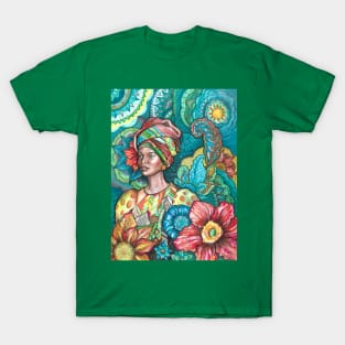 African Flower T-Shirt